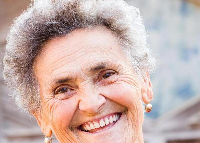 Smiling older woman